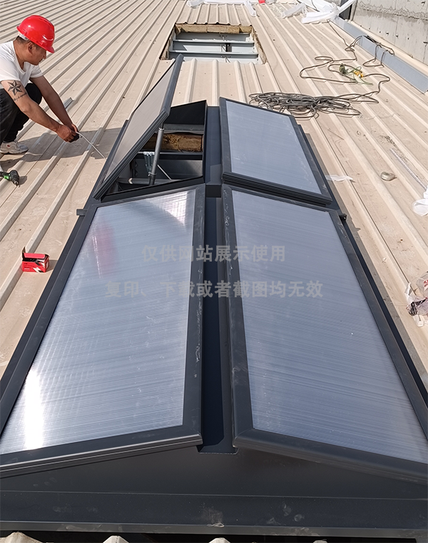 兰州王老吉生产车间海西排烟天窗